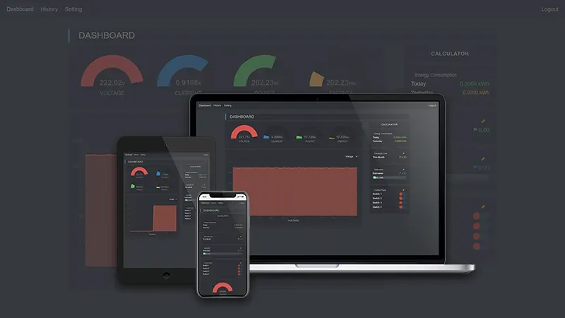 Energy Meter Analysis and Reporting Technology app screenshot